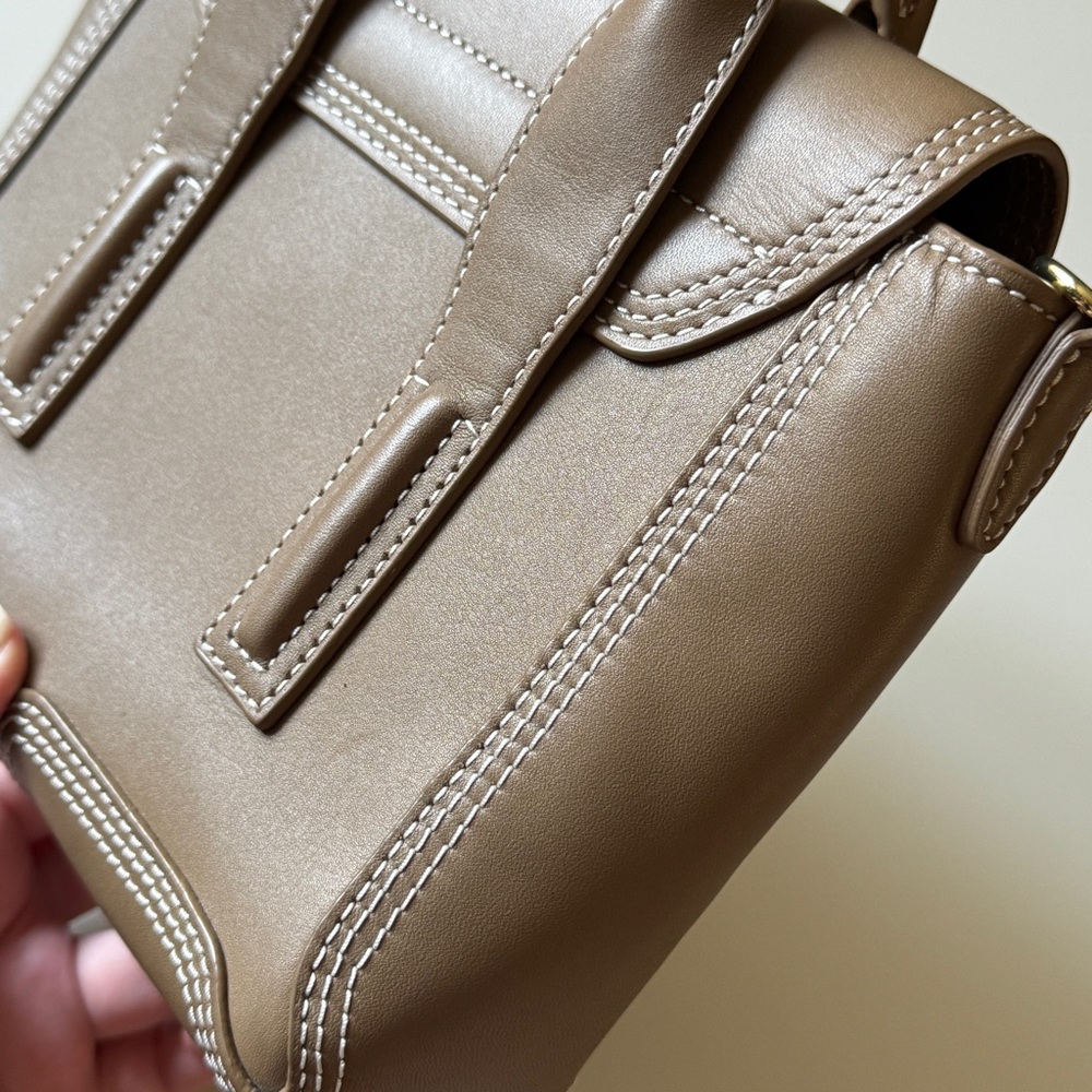 3.1 Phillip Lim Pashli Mini Satchel Taupe/Camel - Picture 4 of 16